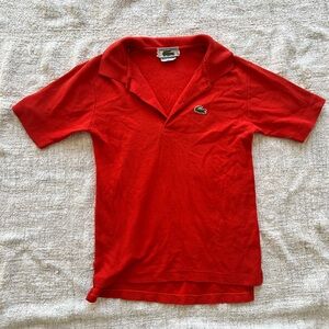 Vintage Lacoste Red Polo
